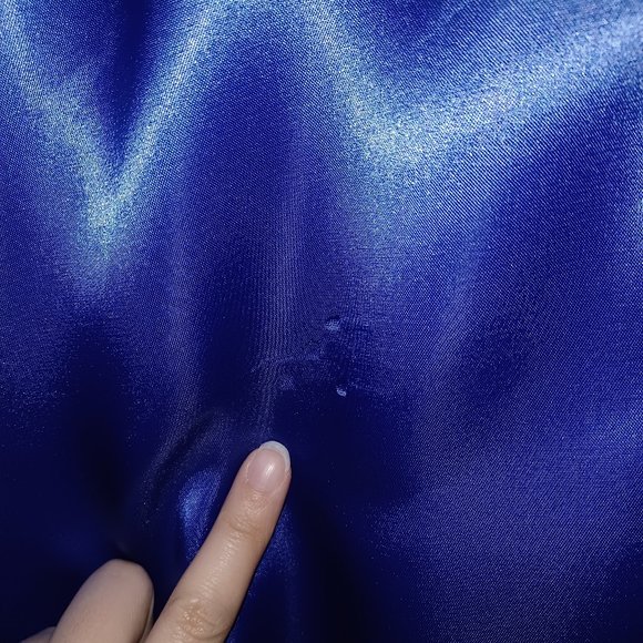 Vintage Formal Gown - circa 1980s - Royal Blue - Picture 5 of 11